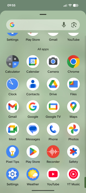 Scroll to and select Settings