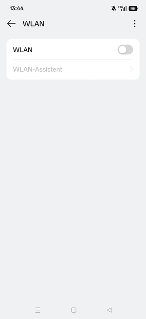 Schalten Sie WLAN ein