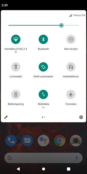 Slå av Wi-Fi og Bluetooth