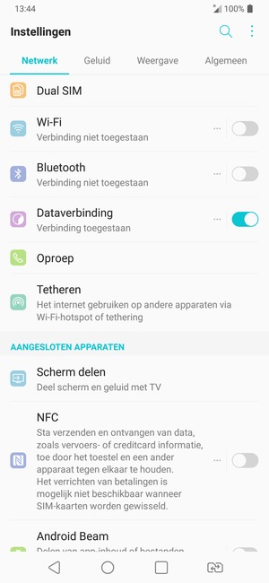 Selecteer Algemeen