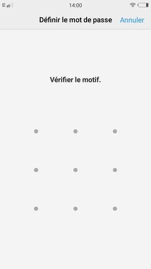 Veuillez confirmer votre motif
