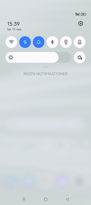Aktiver topmenuen igen