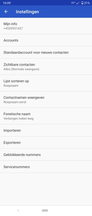 Selecteer Importeren