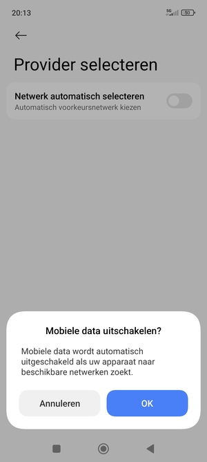 Selecteer OK