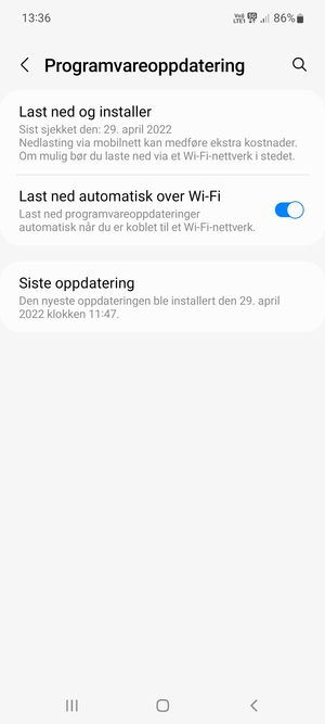 Velg Last ned og installer
