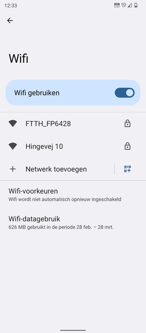 Selecteer het draadloze netwerk waarmee u verbinding wilt maken