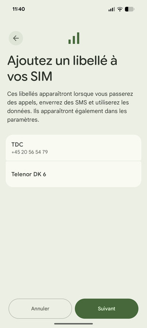 Sélectionnez Suivant