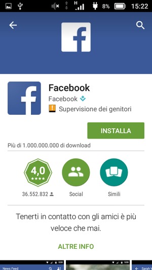 Seleziona INSTALLA