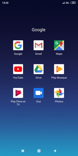 Sélectionnez Gmail