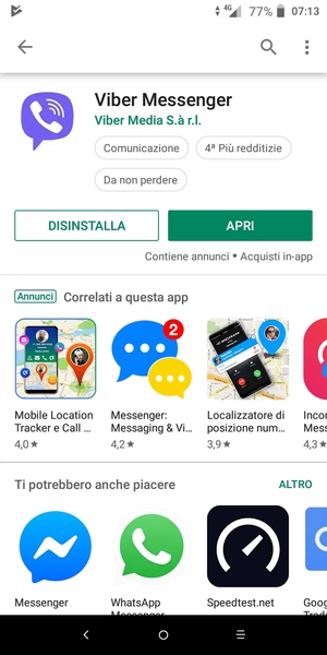 Seleziona APRI