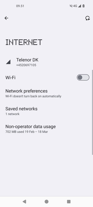 Turn Wi-Fi on
