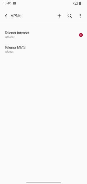 Uw telefoon is nu geïnstalleerd voor mms