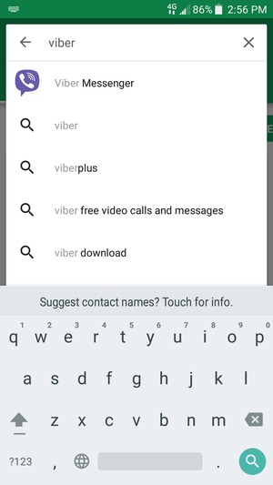 Enter the app name and select Search