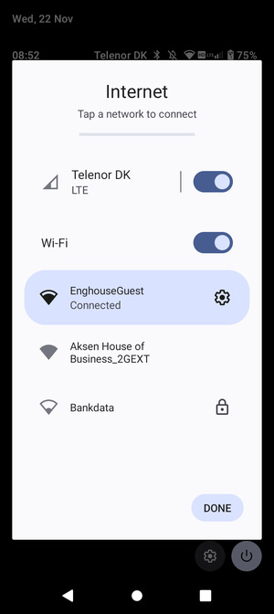 Turn off Wi-Fi
