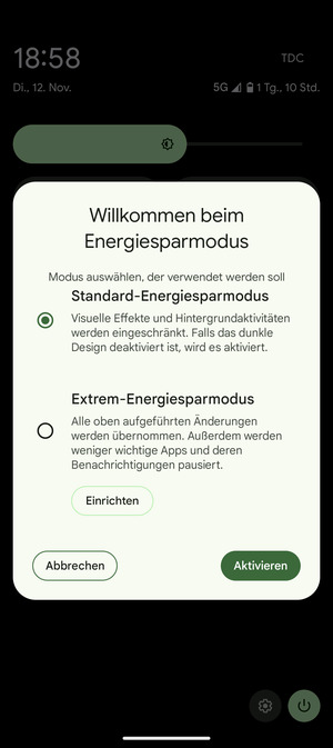 Wählen Sie Aktivieren