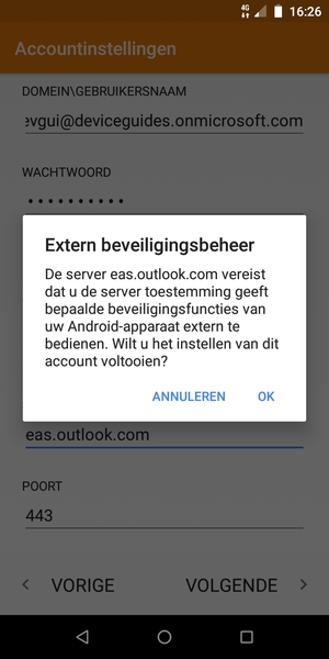 Selecteer OK