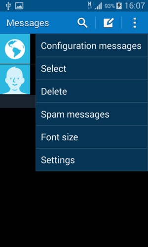 Select Settings