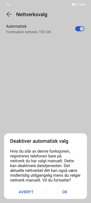 Velg OK