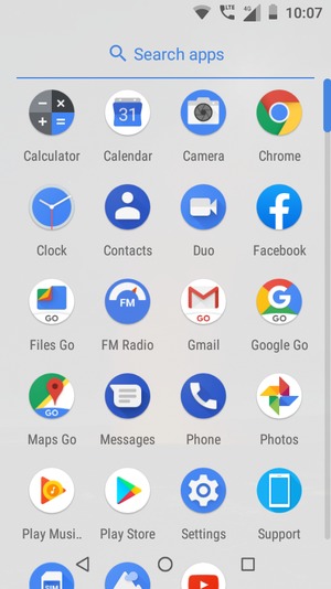 Scroll to and select Settings