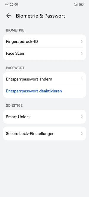Ihr Handy ist jetzt mit einer Bildschirmsperre gesichert