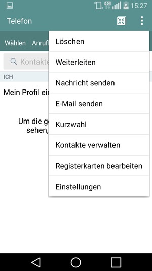 Wählen Sie Einstellungen