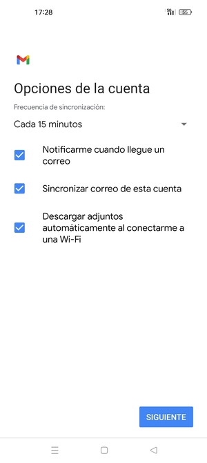 Seleccione SIGUIENTE