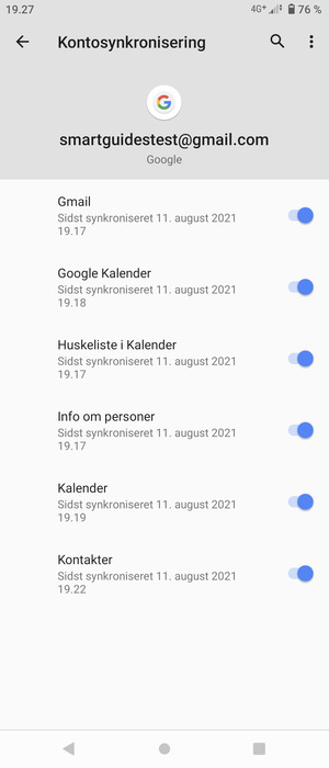 Vælg Menu-knappen