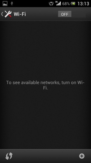 Turn on Wi-Fi