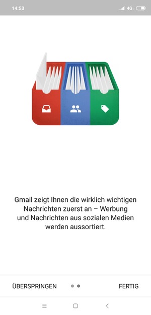 Wählen Sie FERTIG