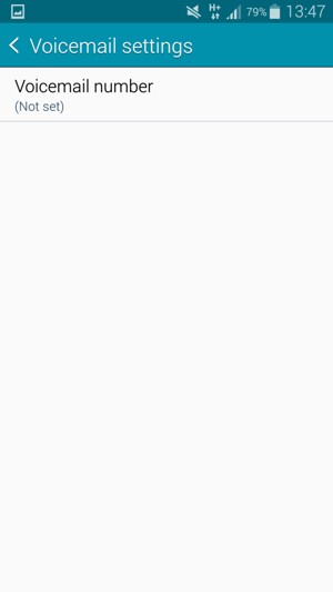 Select Voicemail number