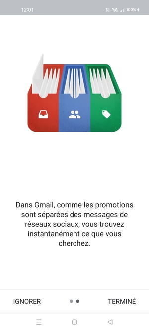 Sélectionnez TERMINÉ