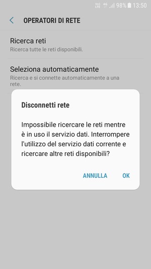 Seleziona OK