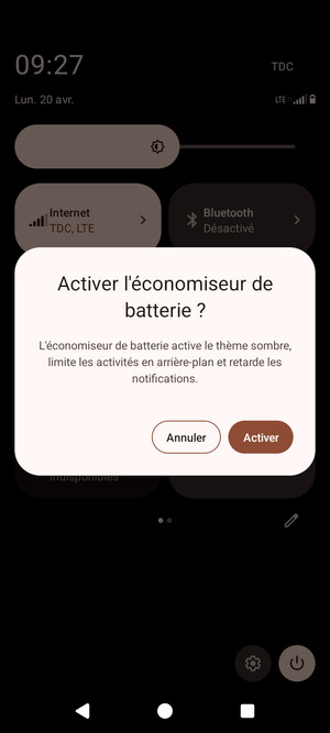 Sélectionnez Activer
