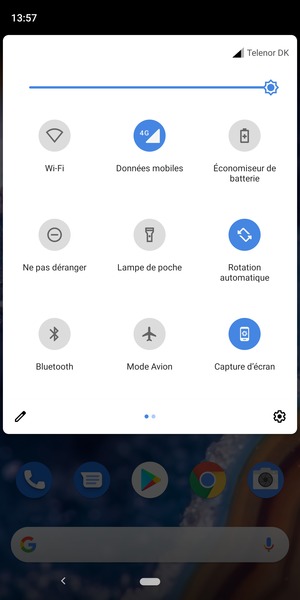 Régler la luminosité au niveau souhaité