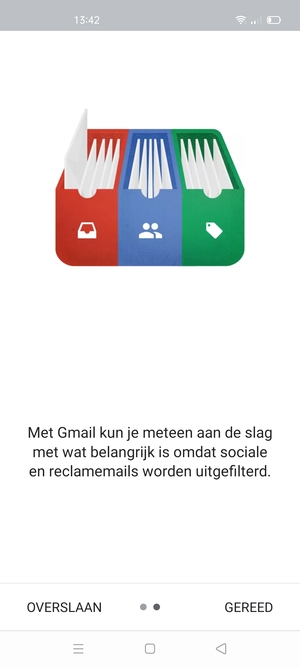 Selecteer GEREED