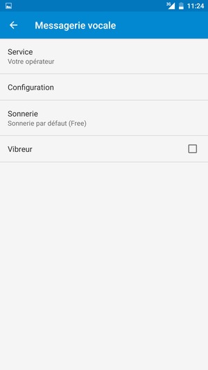 Sélectionnez Configuration