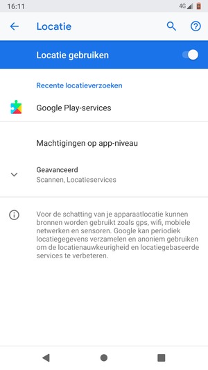 Schakel Locatie uit