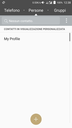 Seleziona il tasto Menu