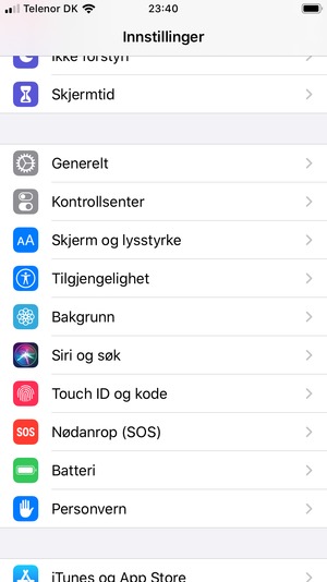 Velg Generelt