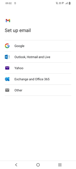 Select Exchange and Office 365