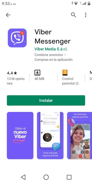 Seleccione Instalar