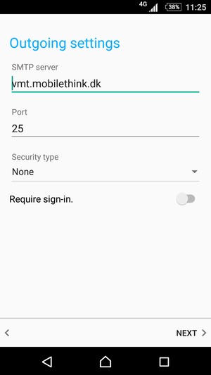 Turn off Require sign-in. and select NEXT