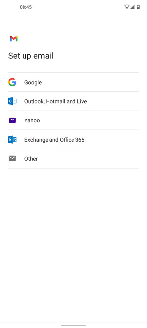 Select Outlook, Hotmail and Live