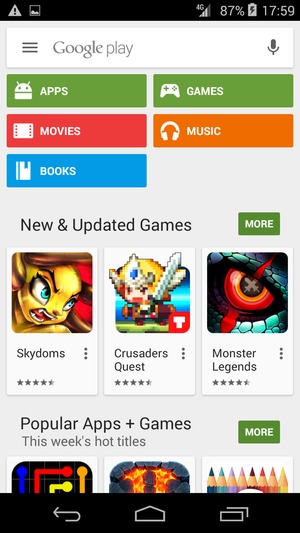 Select the Search bar