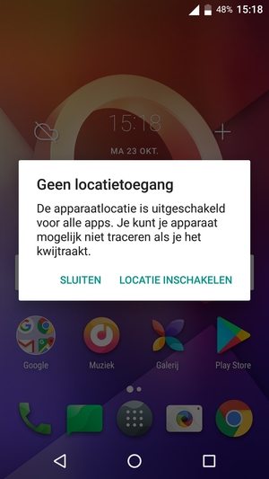 Selecteer SLUITEN