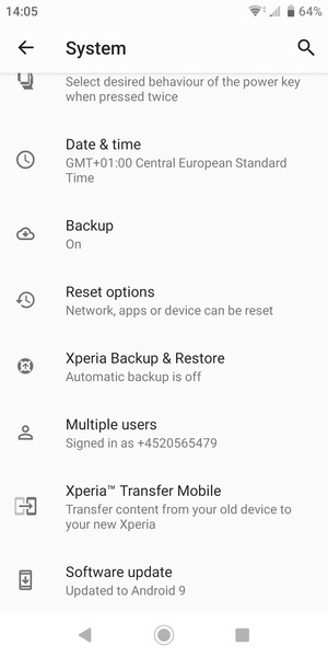 Select Software update