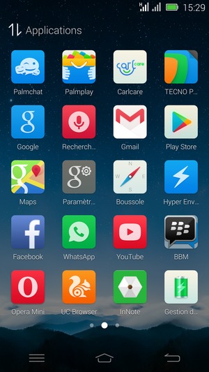 Faites défiler et sélectionnez Play Store