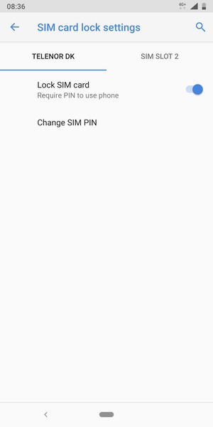 Select Public and Change SIM PIN