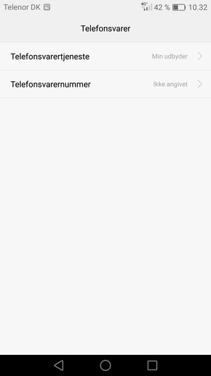 Vælg Telefonsvarernummer