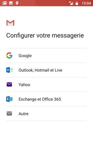 Sélectionnez Autre